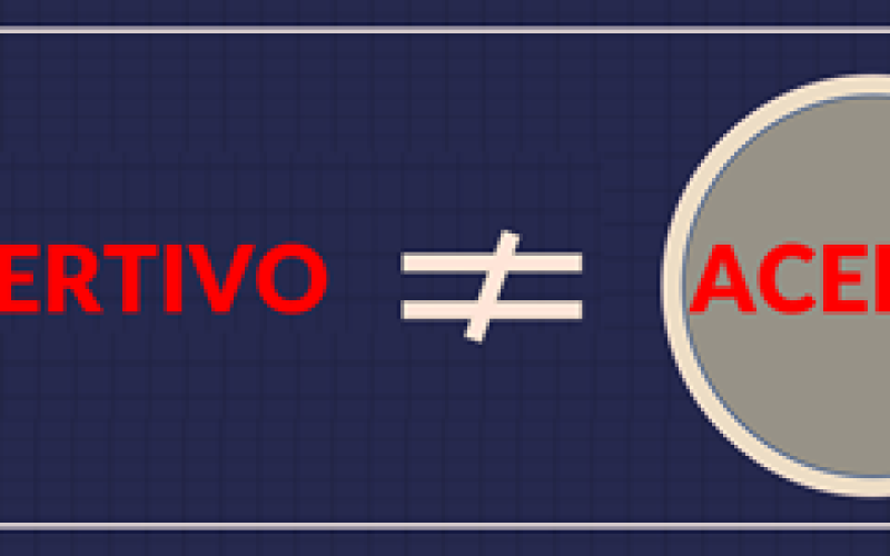 Assertivo (diferente de) Acerto